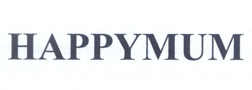 Nhãn hiệu HAPPYMUM  của Công ty cổ phần y dược Pháp Âu, số đơn 4-2015-29700