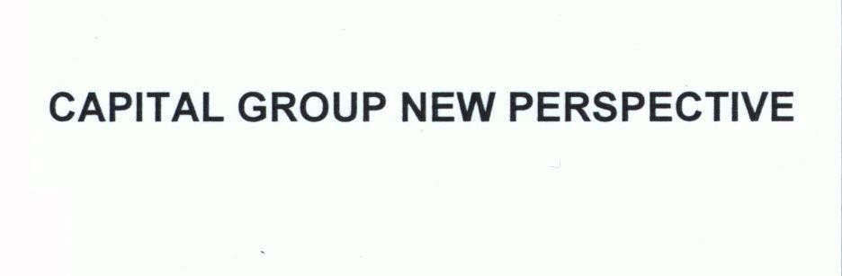 CAPITAL GROUP NEW PERSPECTIVE 