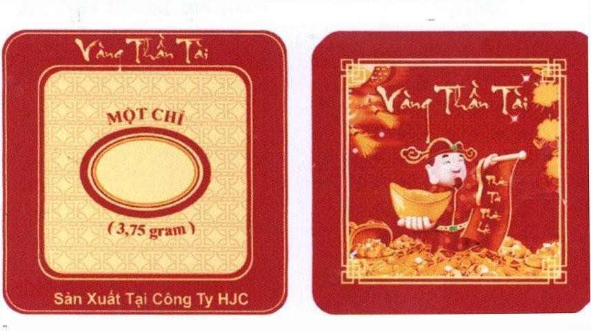 Vàng Thần Tài Một Chỉ Sản xuất tại công ty HJC Phúc Tài Phúc Lộc 