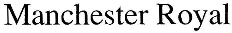 Nhãn hiệu Manchester Royal  của Công ty TNHH một thành viên Thuốc lá Thanh Hóa, số đơn 4-2016-00648