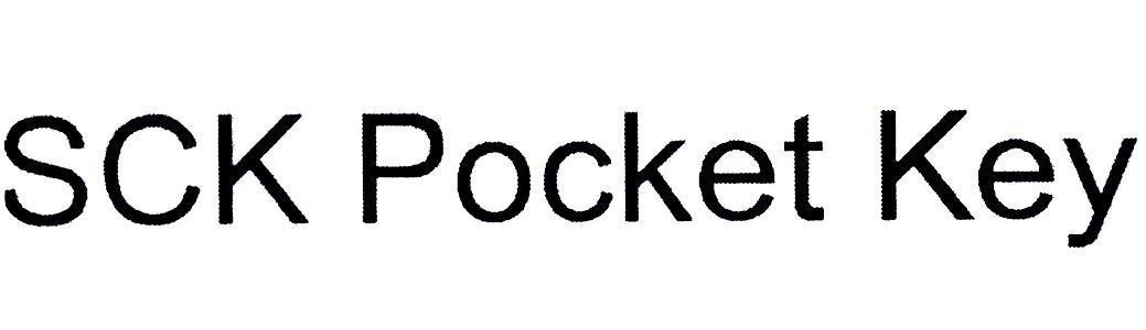 Nhãn hiệu SCK Pocket Key  của YKK AP Inc., số đơn 4-2016-02411