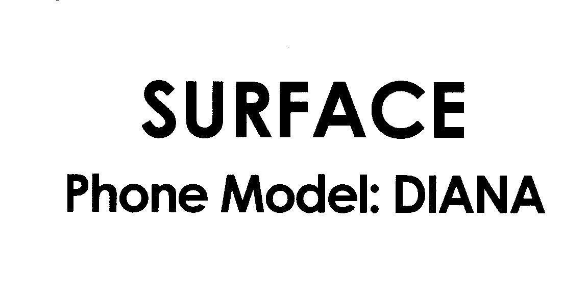 SURFACE Phone Model: DIANA 