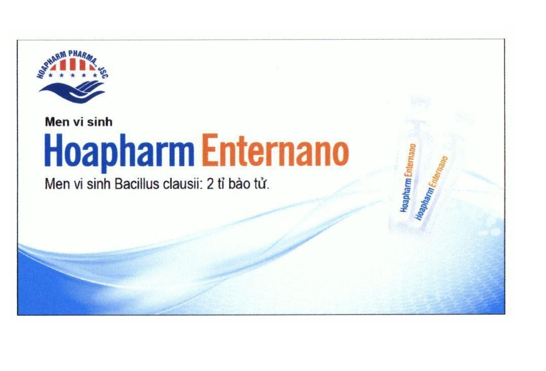 Nhãn hiệu HOAPHARM PHARMA Hoapharm Enternano Men vi sinh Men vi sinh Bacillus clausii  của Công ty TNHH Hoàng Hương, số đơn 4-2016-05498