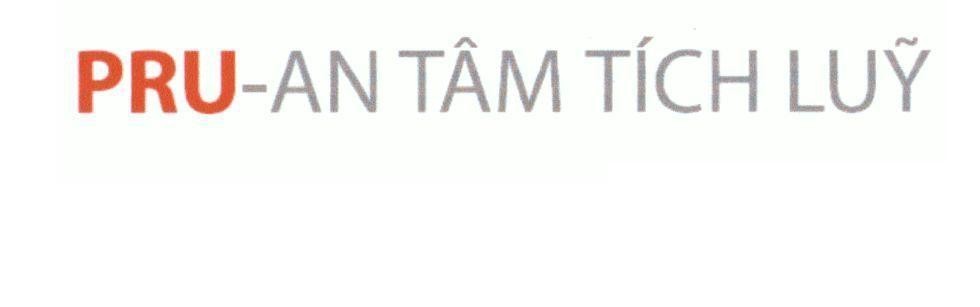 Prudential IP Services Limited的PRU-An Tâm Tích Lũy 品牌, 申请号 4-2016-10686