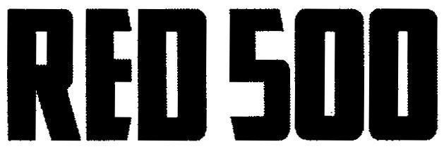 Nhãn hiệu RED 500 [REO 500]  của Công ty TNHH công nghệ thực phẩm Hoàng Phương, số đơn 4-2016-11840