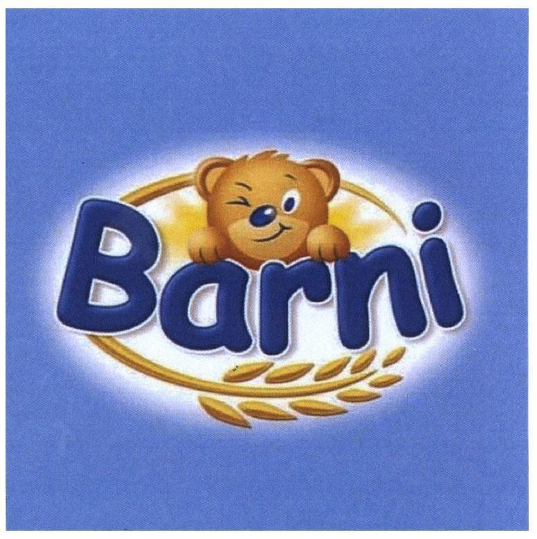 Intercontinental Great Brands LLC的Barni 品牌, 申请号 4-2016-13583