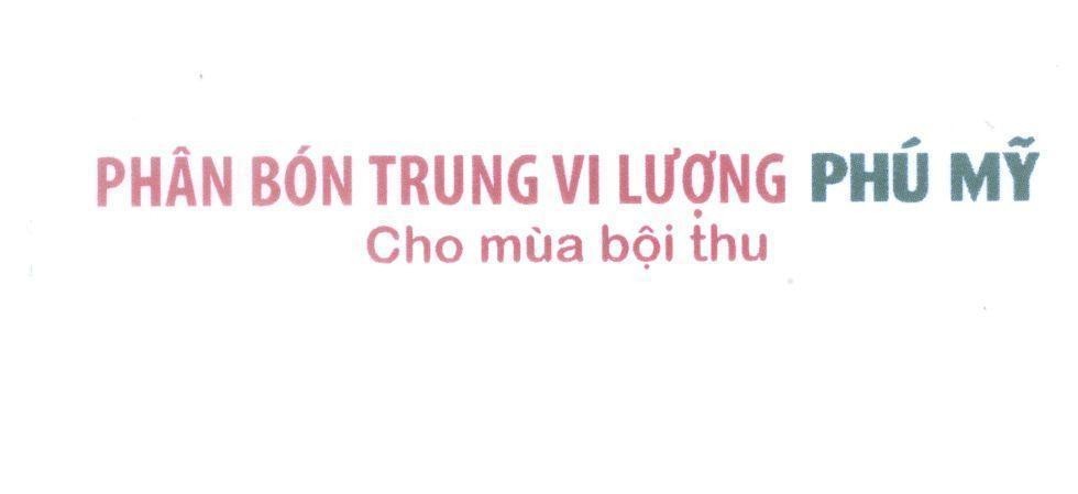 Phân Bón Trung Vi Lượng Phú Mỹ Cho mùa bội thu 