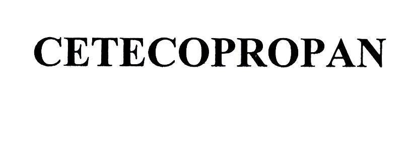 Nhãn hiệu CETECOPROPAN  của Công ty cổ phần dược Trung Ương 3, số đơn 4-2016-16692