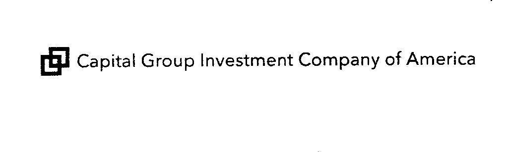 Nhãn hiệu Capital Group Investment Company of America  của THE CAPITAL GROUP COMPANIES, INC., số đơn 4-2016-19145