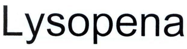 Công ty cổ phần dược thảo Phúc Vinh的Lysopena 品牌, 申请号 4-2016-28201
