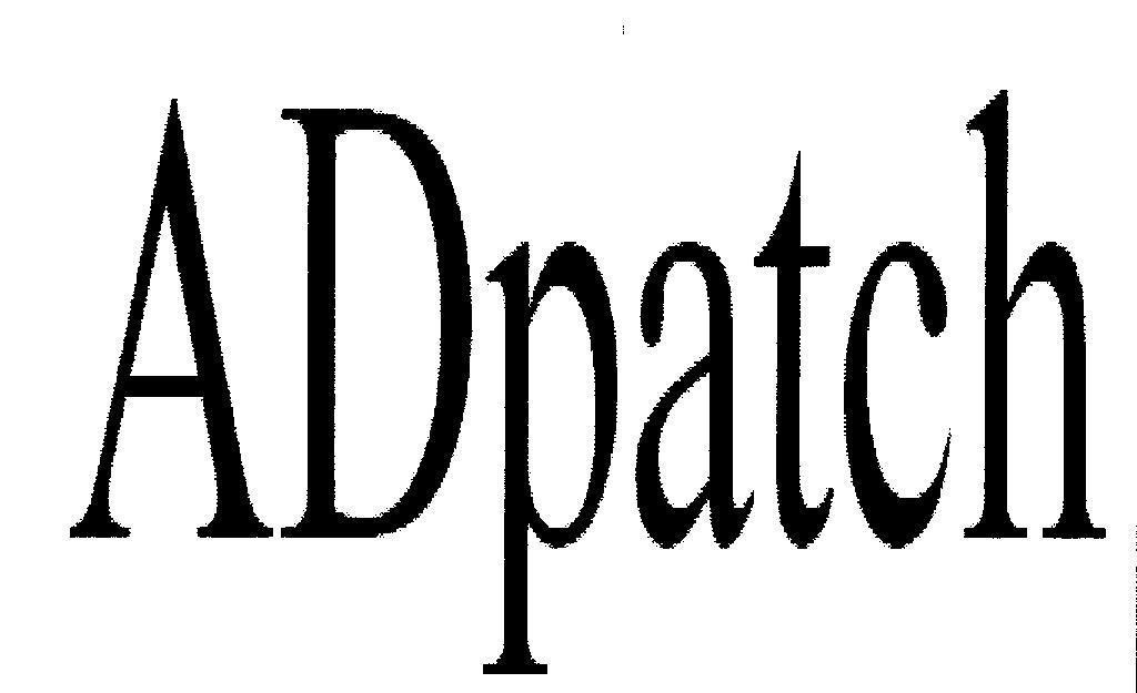 Trademark ADpatch  of Công ty TNHH Cung ứng Nhựa đường, application No 4-2016-30240