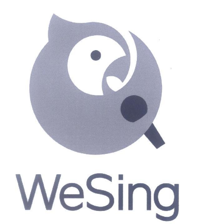 Nhãn hiệu WeSing  của TENCENT HOLDINGS LIMITED, số đơn 4-2016-32929