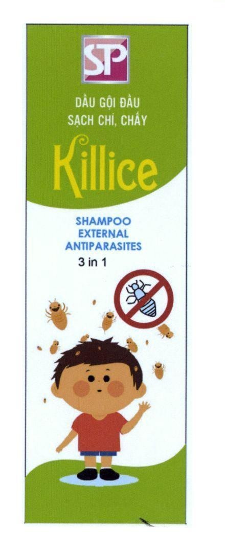 Killice Dầu Gội Đầu Sạch Chí, Chấy SHAMPOO EXTERNAL ANTIP ARASITES SP 