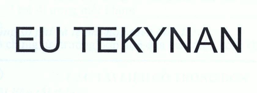 Công ty cổ phần dược thảo Phúc Vinh的EU TEKYNAN 品牌, 申请号 4-2016-35514