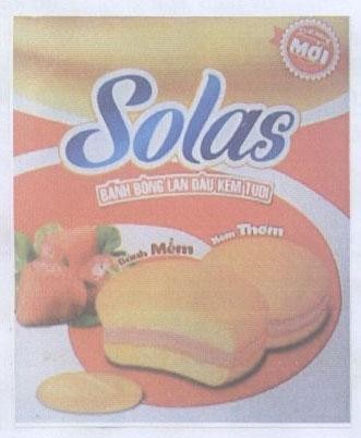 Solas Bánh Bông Lan Dâu Kem Tươi Bánh Mềm Kem Thơm Chất Lượng Mới 