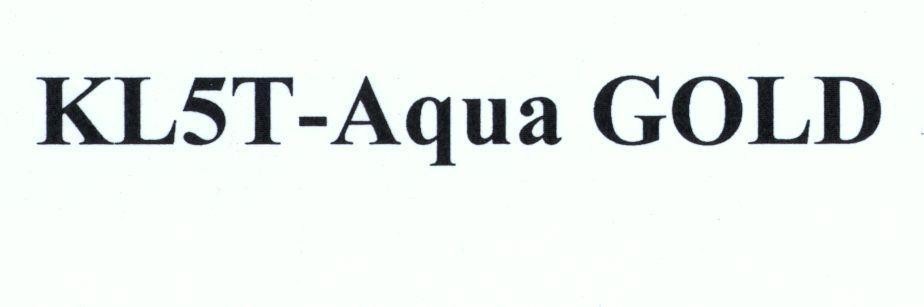 Nhãn hiệu KL5T-Aqua GOLD  của Công ty TNHH sơn KOVA, số đơn 4-2016-41175