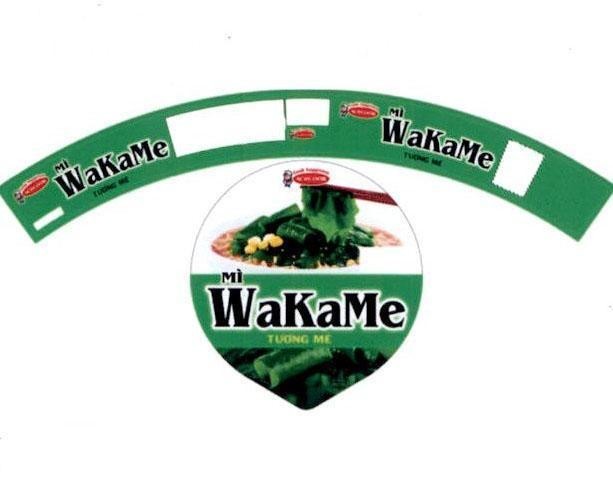 Nhãn hiệu ACECOOK WaKaMe mì  của Công ty cổ phần Acecook Việt Nam, số đơn 4-2016-42809