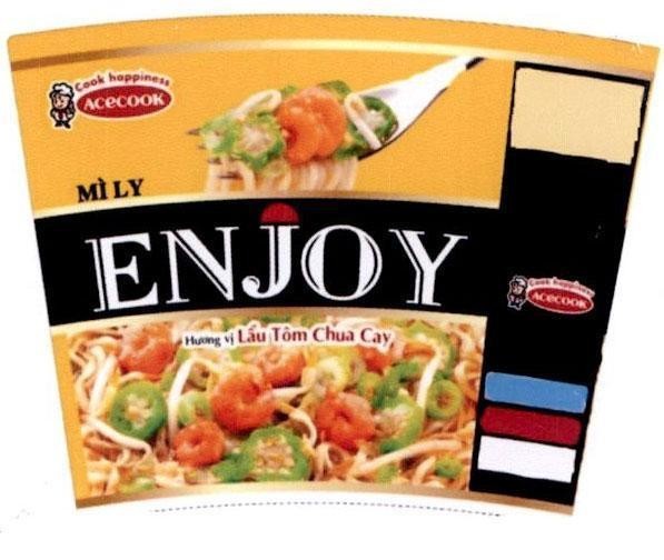 Nhãn hiệu ENJOY Mì Ly ACECOOK  của Công ty cổ phần Acecook Việt Nam, số đơn 4-2016-42813
