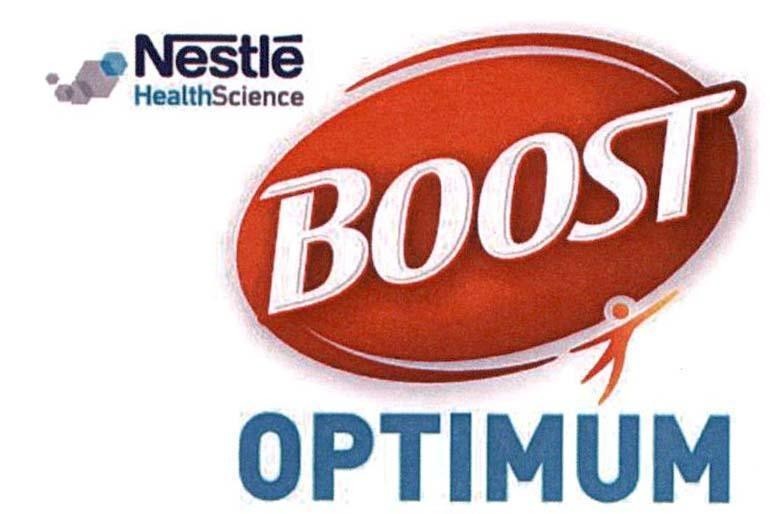 Trademark Nestlé HealthScience BOOST OPTIMUM  of Société des Produits Nestlé S.A., application No 4-2017-00868
