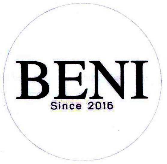 Nhãn hiệu BENI Since 2016  của Phạm Hồng Phước, số đơn 4-2017-03770