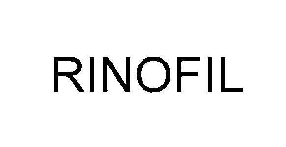 Nhãn hiệu RINOFIL  của Sinensix & Co., số đơn 4-2017-08845