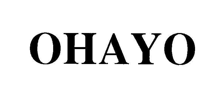 Nhãn hiệu OHAYO  của Phạm Huệ Nương, số đơn 4-2017-09610