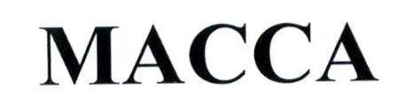 Công ty cổ phần liên doanh Kangaroo Quốc tế的MACCA 品牌, 申请号 4-2017-09973