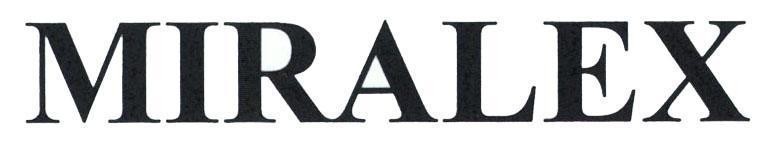 Getz Pharma International FZ LLC的MIRALEX 品牌, 申请号 4-2017-12093