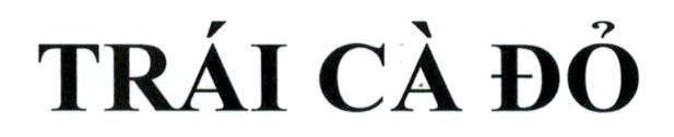 Nhãn hiệu Trái Cà Đỏ  của Công ty TNHH tập đoàn An Nông, số đơn 4-2017-13813