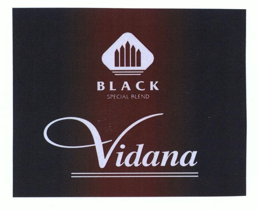 Trademark Vidana BLACK SPECIAL BLEND  of Tổng công ty Thuốc lá Việt Nam, application No 4-2017-18182
