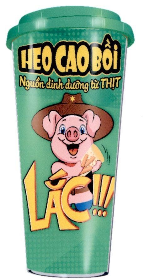 Trademark Heo Cao Bồi Nguồn dinh dưỡng từ thịt Lắc!!!  of Công ty cổ phần MASAN JINJU, application No 4-2017-18748