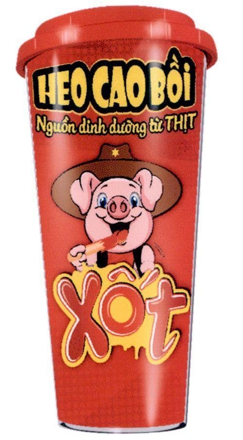 Trademark Heo Cao Bồi Nguồn dinh dưỡng từ thịt Xốt  of Công ty cổ phần MASAN JINJU, application No 4-2017-18749