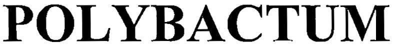 Trademark POLYBACTUM  of ITALFARMACO, S.A., application No 4-2017-19342