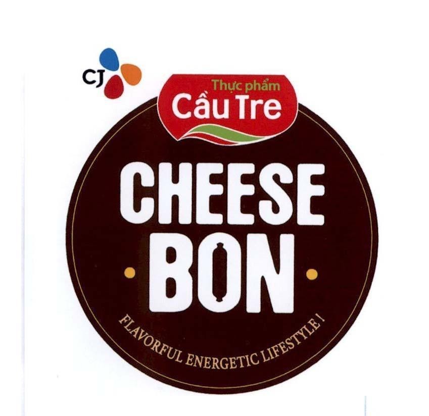 Nhãn hiệu Thực phẩm Cầu Tre CHEESE BON FLAVORFUL ENERGETIC LIFESTYLE!  của Công ty cổ phần thực phẩm CJ Cầu Tre, số đơn 4-2017-20712