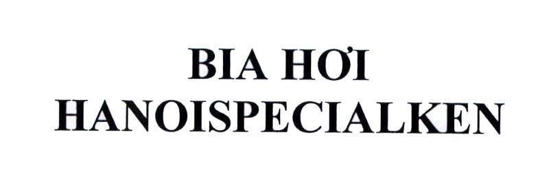 Trademark Bia Hơi HANOISPECIALKEN  of Công ty cổ phần bia quốc tế Sài Gòn Hà Nội, application No 4-2017-21119