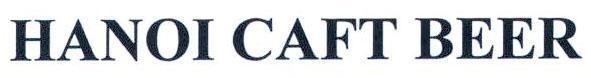 Nhãn hiệu HANOI CAFT BEER  của Công ty cổ phần bia quốc tế Sài Gòn Hà Nội, số đơn 4-2017-21809