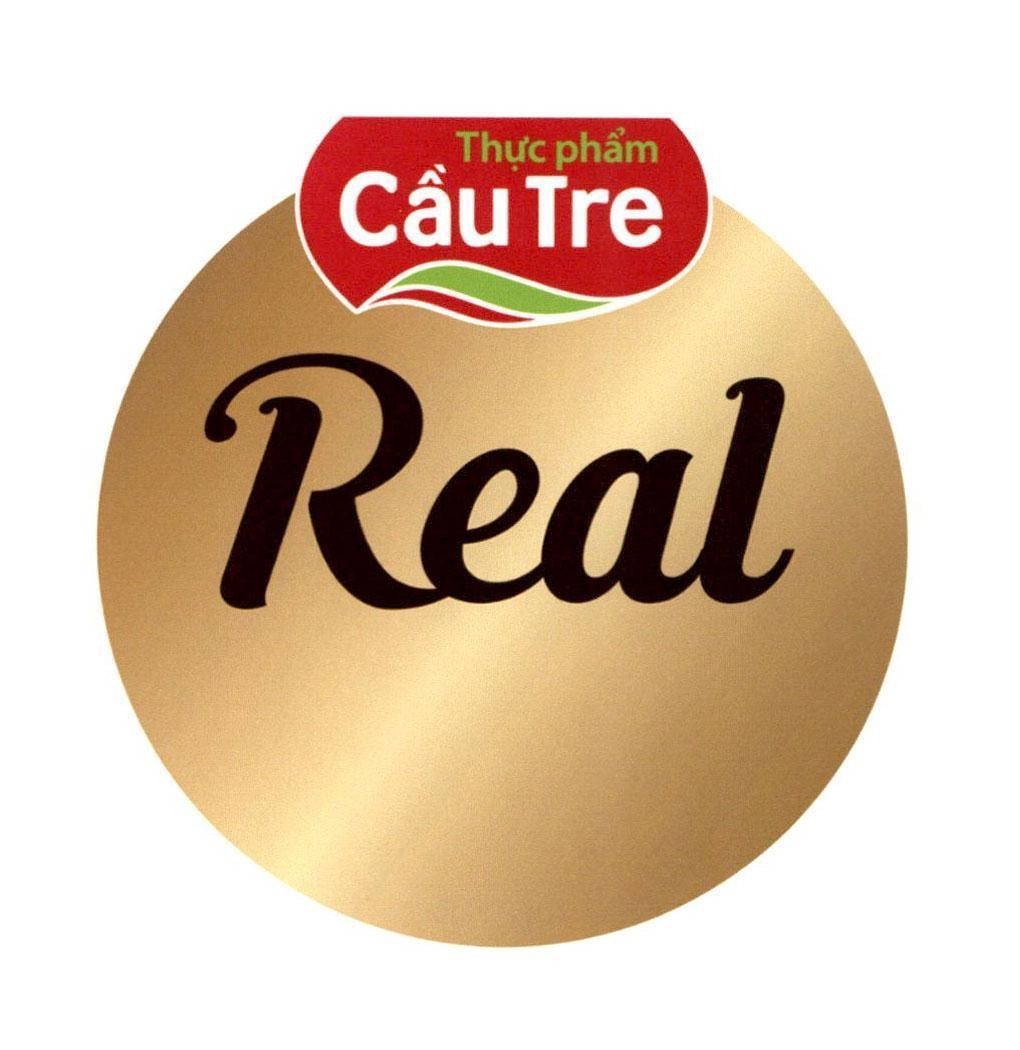 Nhãn hiệu Real Thực phẩm Cầu Tre  của Công ty cổ phần thực phẩm CJ Cầu Tre, số đơn 4-2017-22076