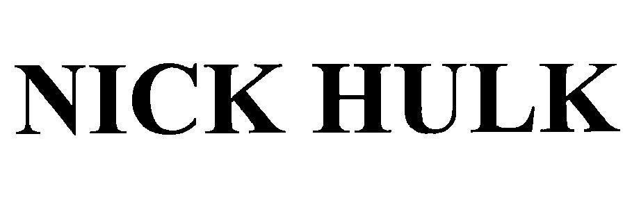 Nhãn hiệu NICK HULK  của Công ty TNHH tập đoàn An Nông, số đơn 4-2017-22237