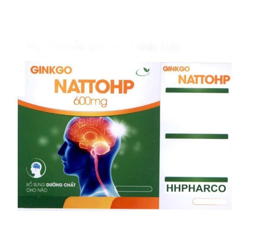 NATTOHP GINKGO HHPHARCO 600mg Bổ Sung Dưỡng Chất Cho Não 