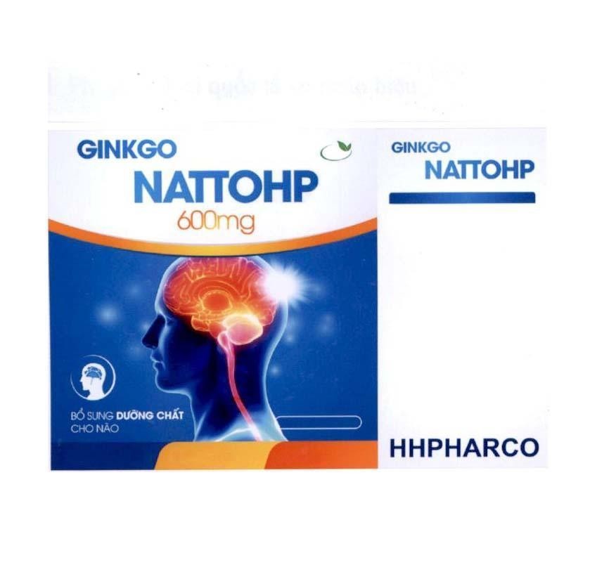 GINKGO NATTOHP HHPHARCO 600mg Bổ Sung Dưỡng Chất Cho Não 