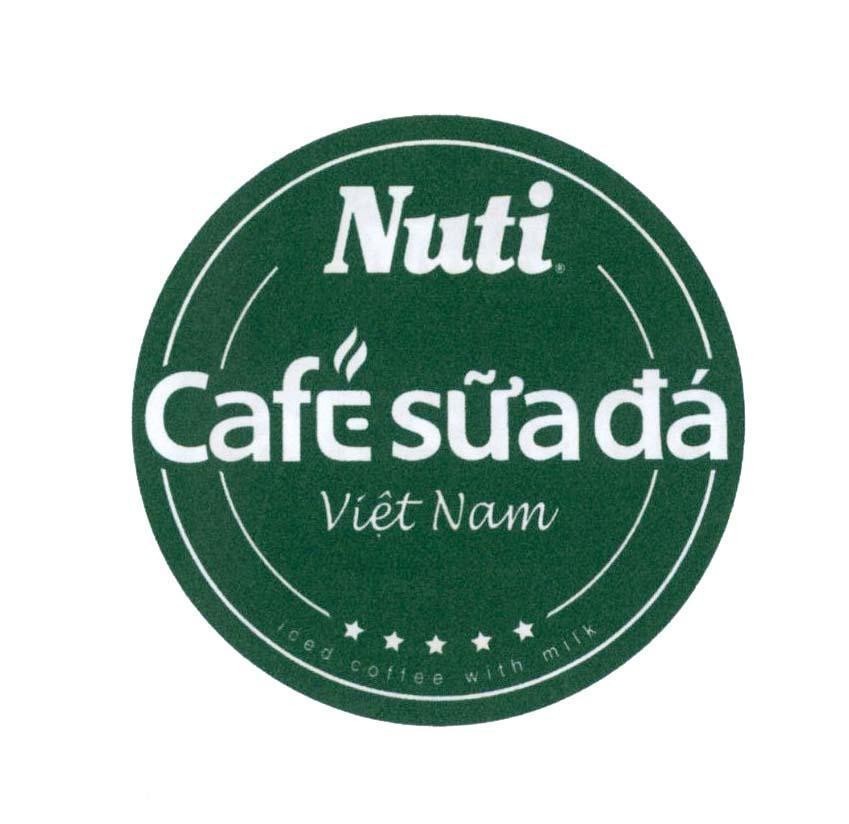 Nhãn hiệu Nuti Café sữa đá Việt Nam iced coffee with milk  của Công ty cổ phần thực phẩm dinh dưỡng Nutifood, số đơn 4-2017-26704
