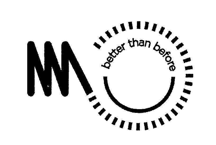 Nhãn hiệu M better than before  của LG HOUSEHOLD & HEALTH CARE LTD., số đơn 4-2017-37035