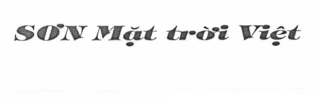 SƠN Mặt trời Việt 
