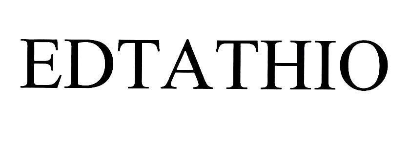 Nhãn hiệu EDTATHIO  của Công ty TNHH BZT USA, số đơn 4-2017-43426