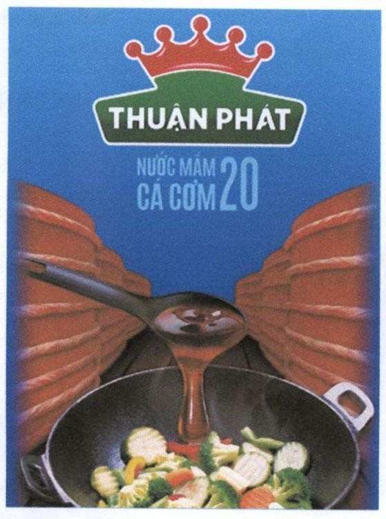 Nhãn hiệu Thuận Phát nước mắm cá cơm 20  của Công ty cổ phần MARICO SOUTH EAST ASIA, số đơn 4-2017-43772
