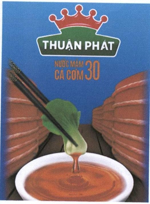 Nhãn hiệu Thuận Phát nước mắm cá cơm 30  của Công ty cổ phần MARICO SOUTH EAST ASIA, số đơn 4-2017-43773