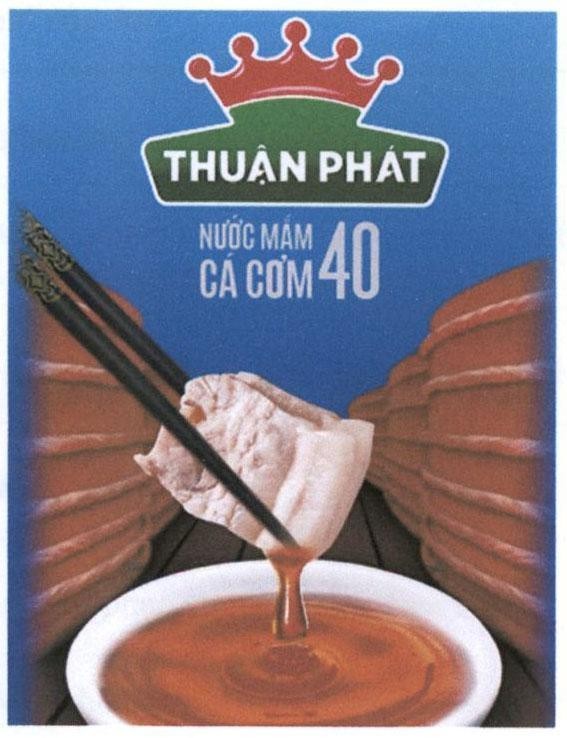 Nhãn hiệu Thuận Phát nước mắm cá cơm 40  của Công ty cổ phần MARICO SOUTH EAST ASIA, số đơn 4-2017-43774