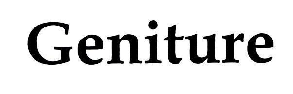 Nhãn hiệu Geniture  của LG HOUSEHOLD & HEALTH CARE LTD., số đơn 4-2018-03655