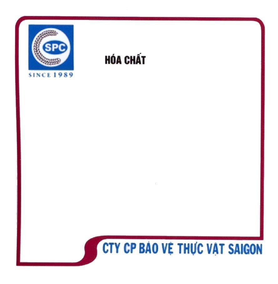 Nhãn hiệu SPC SINCE 1989 Hóa Chất CTY CP Bảo Vệ Thực Vật SAIGON  của Công ty cổ phần bảo vệ thực vật Sài Gòn, số đơn 4-2018-06049