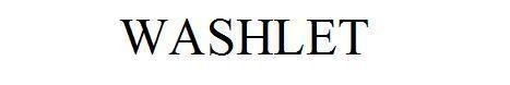 Nhãn hiệu WASHLET  của TOTO LTD., số đơn 4-2018-06664